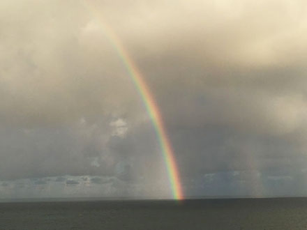 Lavender Point Ocean Rainbow